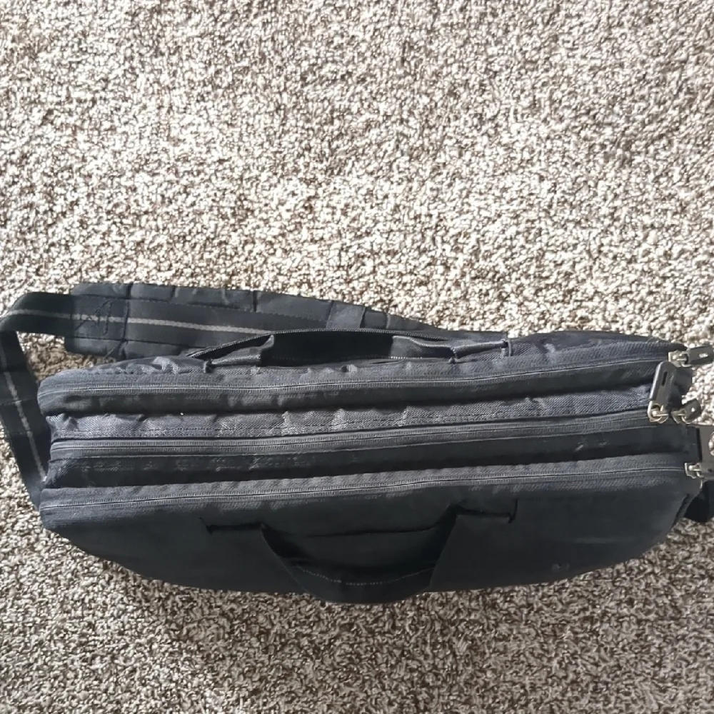 Black Men's Laptop Briefcase Bag
